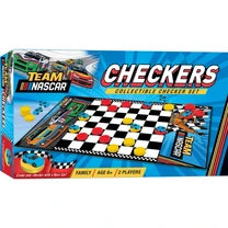 MASTER PIECES NASCAR Checkers Board Game