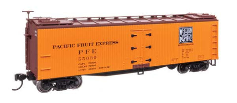 WALTHERS 40' Early Reefer - Ready To Run -- Pacific Fruit Express WP #55030