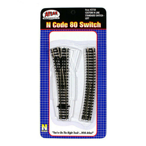 ATLAS N Code 80 Standard Custom Switch Left