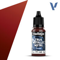 VALLEJO 18ml Bottle Forged Red (Shade) True Metallic Metal