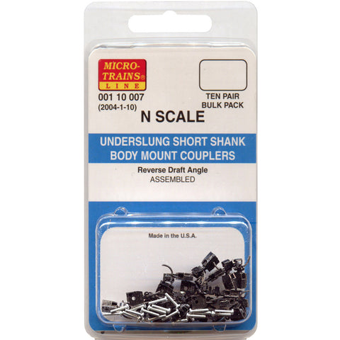 N BODY MOUNT COUPLERS SHORT