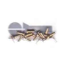 WALTHERS 0-80 Brass Flat Head Machine Screws -- 3/16 x .060" .48 x .15cm pkg(16)