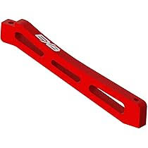 ARRMA FRONT CENTER CHASSIS BRACE ALUMINUM 98mm (Red)