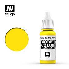 VALLEJO 17ml Bottle Deep Yellow Model Color