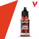 VALLEJO 18ml Bottle Hot Orange Game Color