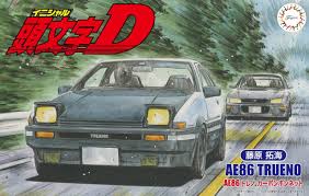 FUJIMI 1/24 Toyota AE86 Trueno Carbon Bonnet Car Initial D Series