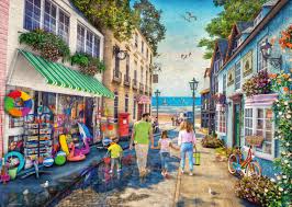 RAVENSBURGER 1000-PIECE PUZZLE  Seaview Lane