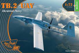 CLEAR PROP 1/48 Bayraktar TB2 Unmanned Aerial Vehicle Ukrainian Navy (Starter)