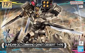 BANDAI 1/144 HG Gundam Build Metaverse Gundam 00 Command Qan[T] Desert Type