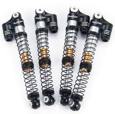 Power Hobby 1/24 Aluminum 58mm Long Travel Shocks, Black, for Axial SCX24 Jeep, Bronco