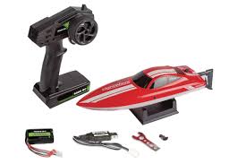 RAGE RC LightWave Electric Micro RTR Boat; Red