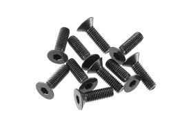 ARRMA FLAT HEAD HEX MACHINE SCREW M3x10mm (10pcs)