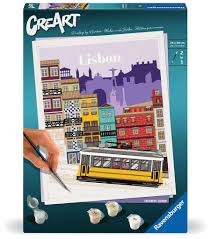 CREART Lisbon Paint by Numbers Kit