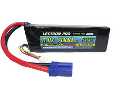 LECTRON PRO 11.1V 7000mAh 100C Lipo Battery with EC5 Connector