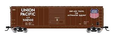 RIVAROSSI HO  50' Single-Door Boxcar No Roofwalk, Union Pacific #508500