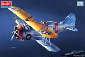 ACADEMY 1:48 F3F-2 VF-6 "Fighting Six" USN