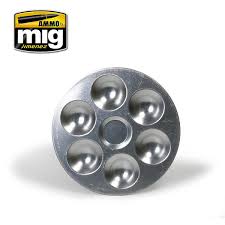 MIG Aluminum Paint Palette 6 wells