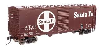 WALTHERS HO 40' Association of American Railroads Modernized 1948 Boxcar - Santa Fe #141771