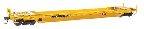 WALTHERS HO Gunderson Rebuilt All-Purpose 40' Well Car - Ready-To-Run -- DTTX (Forward Thinking) #455574