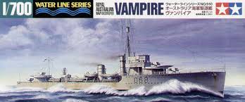 TAMIYA 1/700 Royal Australian Navy Vampire Destroyer Waterline