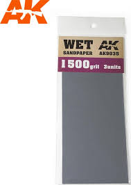 AKI Wet Sandpaper Sheets 1500 Grit (3)
