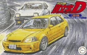FUJIMI 1/24 Honda Civic Type R EK9 Car Initial D Series