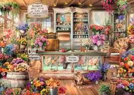 RAVENSBURGER 1000-PIECE PUZZLE All Seasons Flower Shop
