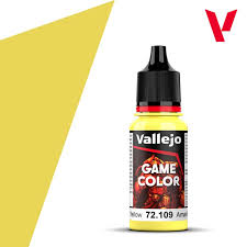 VALLEJO 18ml Bottle Toxic Yellow Game Color