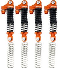 POWER HOBBY Aluminum 51mm Long Travel Shocks, Orange, for Traxxas TRX-4m