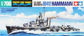 TAMIYA 1/700 USS Hammann D412 Destroyer Waterline