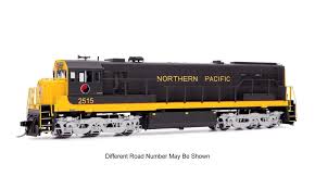 RIVAROSSI HO GE U25C, ESU LokSound® 5.0, NP Northern Pacific Black & Yellow #2519