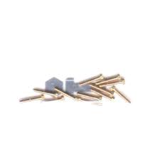 WALTHERS 0-80 Brass Hex Head Machine Screws -- 3/8 x .060" .95 x .15cm pkg(12)