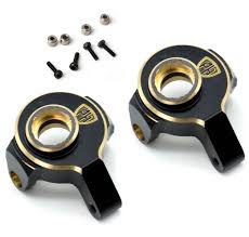Power Hobby Brass Front Steering Knuckles Upgrade Parts, for Axial SCX24