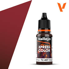 VALLEJO 18ml Bottle Velvet Red Xpress Color
