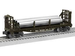 LIONEL O Flatcar "Great Northern" w/ Bulkheads