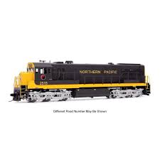 RIVAROSSI HO GE U25C, ESU LokSound® 5.0, NP Northern Pacific Black & Yellow #2529