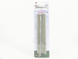 KATO N Unitrack Concrete Tie Double Track, Straight, 9-3/4" 248mm
