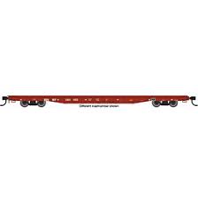 WALTHERS HO 60' Pullman-Standard Flatcar - Ready to Run -- BNSF #584971
