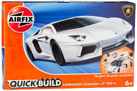 AIRFIX QUICKBUILD Lamborghini Aventador WHITE