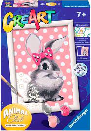 CREART Beautiful Bun Paint by Numbers Kit