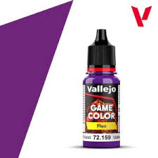 VALLEJO 18ml Bottle Violet Fluorescent Game Color
