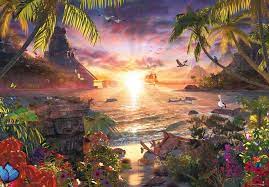 RAVENSBURGER 18000-PIECE PUZZLE Paradise Sunset