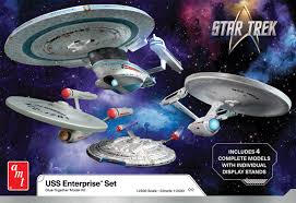 AMT 1/2500 Star Trek USS Enterprise Ship Set (4 Models)