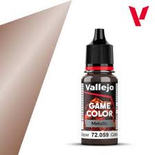 VALLEJO 18ml Bottle Metallic Hammered Copper Game Color