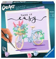 CREART Take It Easy Paint by Numbers Kit 8X8