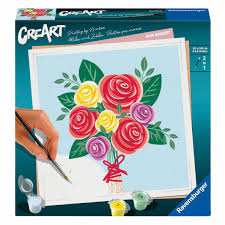CREART Rose Bouquet 8x8