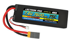 LECTRONPRO LIPO 7.4V 2S 7600mah 50C W/ XT60 & TRX