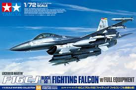 TAMIYA 1/72 Lockheed Martin, F-16 Fighting Falcon