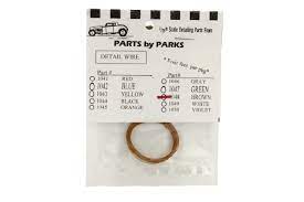 PARTS BY PARK 	1/24-1/25 Brown 4 ft. Detail Plug Wire