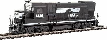 WALTHERS HO EMD GP15-1 - Standard DC -- Norfolk Southern (black, white)